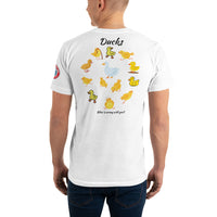 SEE BOTH SIDES--Chicks With........ Ducks, Joke Unisex T-Shirt - SloppyOctopus.com