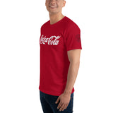 SEE BOTH SIDES--Not What You Think, Cocka-Cola with Real Thingy on Back, Red Unisex T-Shirt, BANNED- YOU CAN NOT BUY THIS - SloppyOctopus.com