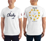 SEE BOTH SIDES--I Like Chicks with.....Ducks,  Unisex T-Shirt - SloppyOctopus.com