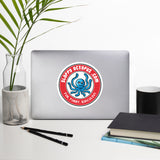Single side--Sloppy Octopus Logo, Bubble-Free Stickers - SloppyOctopus.com
