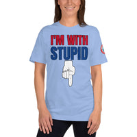 Single side--I'm With Stupid, Updated 2020 Version, Unisex T-Shirt - SloppyOctopus.com