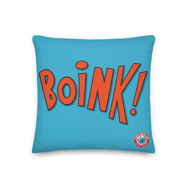 SEE BOTH SIDES--Boff / Boink Premium Pillow - SloppyOctopus.com