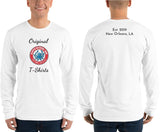SEE BOTH SIDES--Sloppy Octopus Logo Script, Unisex Long Sleeve T-Shirt - SloppyOctopus.com