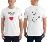 SEE BOTH SIDES--Stethoscope Joke, Unisex T-Shirt - SloppyOctopus.com