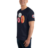 SINGLE SIDE--Only if You Use a Condiment, Donut and Hot Dog, Funny Sex Joke Unisex T-Shirt - SloppyOctopus.com