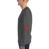 Wear Your Heart on your Sleeve Long sleeve t-shirt - SloppyOctopus.com