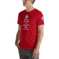 SINGLE SIDE--Kelp Clam and Carry On at the Beach, (READ IT CAREFULLY) Short-Sleeve Unisex T-Shirt - SloppyOctopus.com