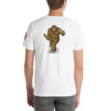 SEE BOTH SIDES--You Know What Kind of Men Have Big Feet, Sasquatch, Short-Sleeve Unisex T-Shirt - SloppyOctopus.com
