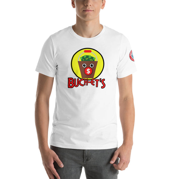 Buckets of Money, Buc-ee's T-shirt Parody, Short-Sleeve Unisex T-Shirt –