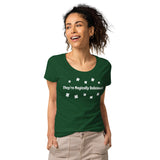 See Both Sides--They're Magically Delicious,  Women’s basic organic t-shirt - SloppyOctopus.com